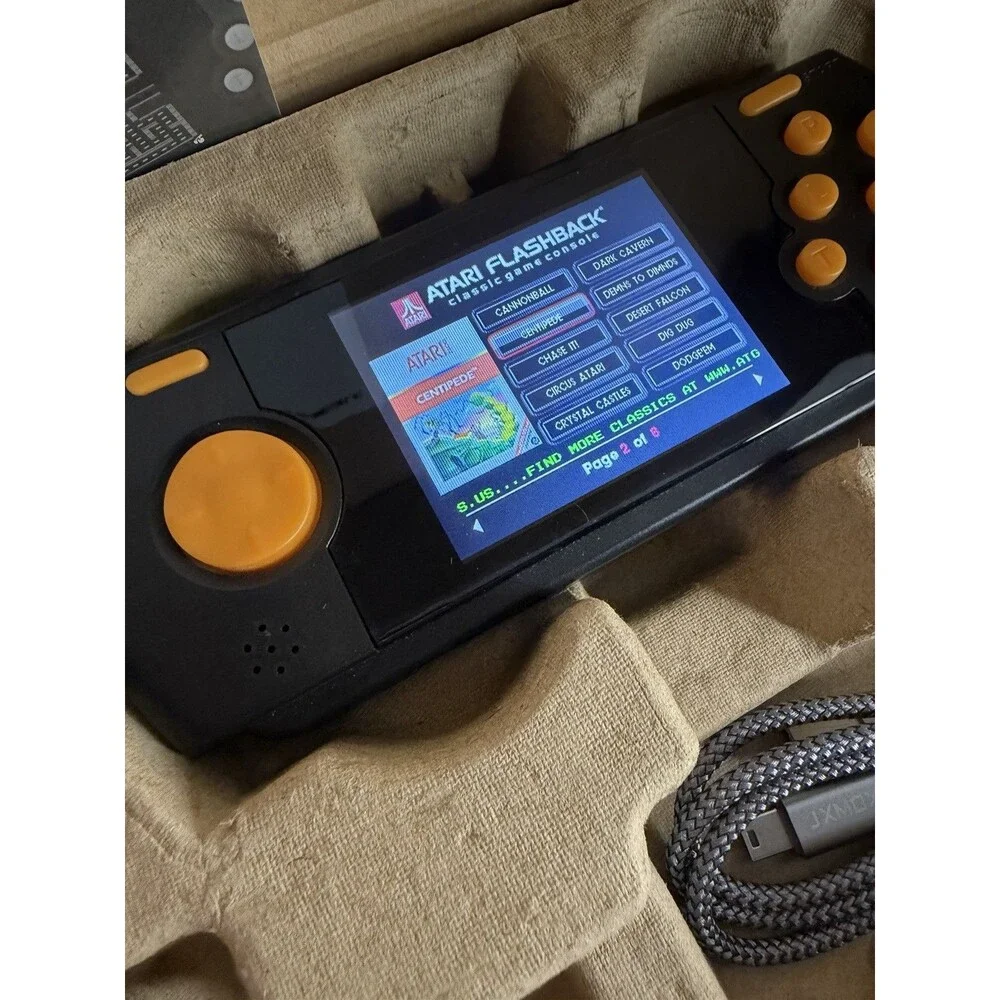 Atari Flashback Portable 60 Built-In Games Atgames Frogger Centipede